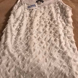 White tank. Size L. New with tags.